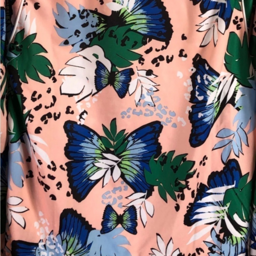 Adidas girls floral track jacket size medium - Picture 3 of 6